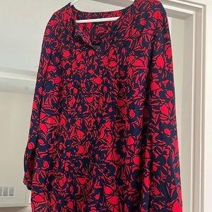 Warren one time beautiful woman’s long sleeve blouse